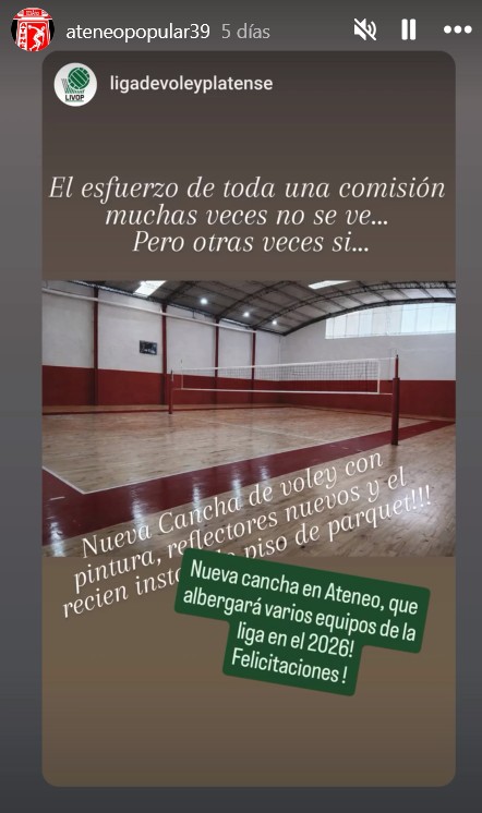 CANCHA DE VOLEY NUEVA